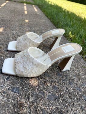 Dolce Vita Nancy Confetti Heel Ivory Size 8